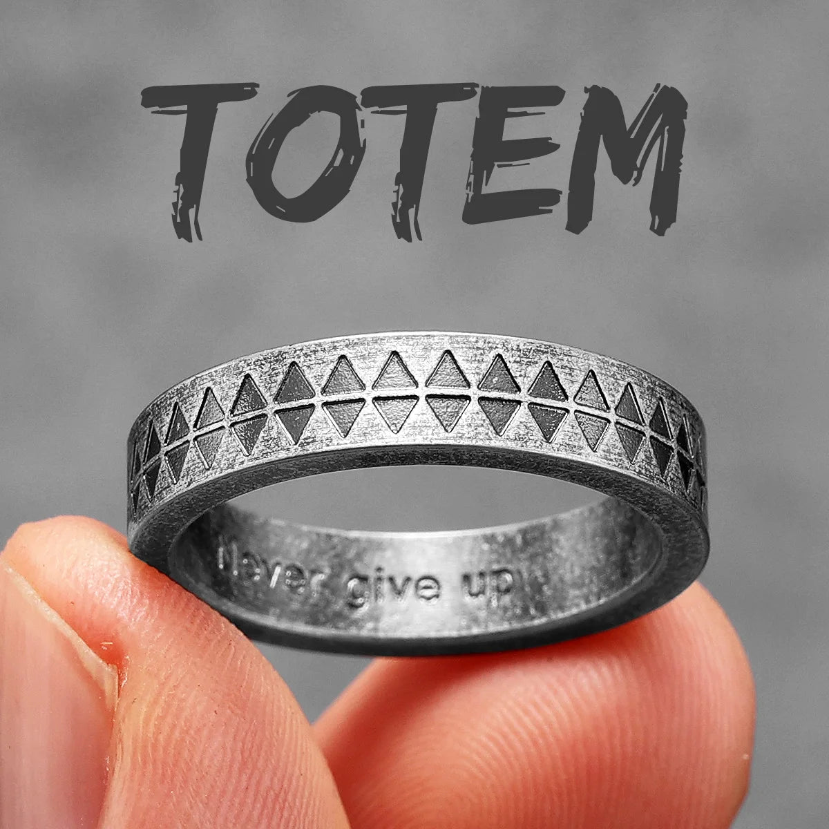 Dream Totem | No Fade Solid Stainless Steel Men Designer Rings