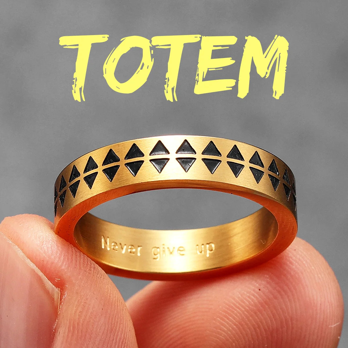 Dream Totem | No Fade Solid Stainless Steel Men Designer Rings