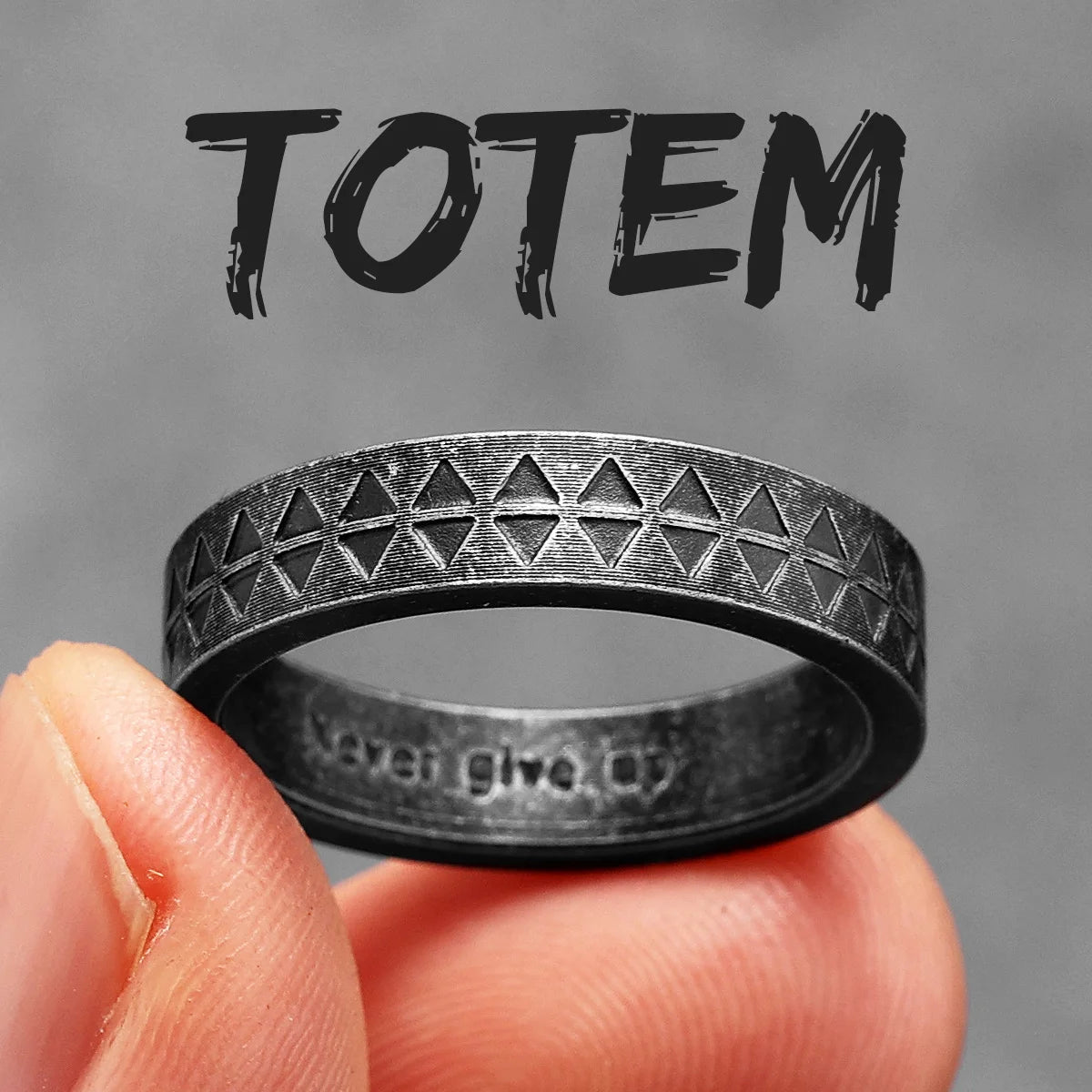 Dream Totem | No Fade Solid Stainless Steel Men Designer Rings