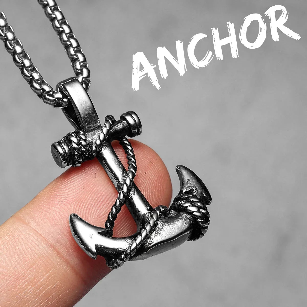 Pirate Collection | 316L No Fade Solid Stainless Steel Anchor Skull Street Wear Pendants
