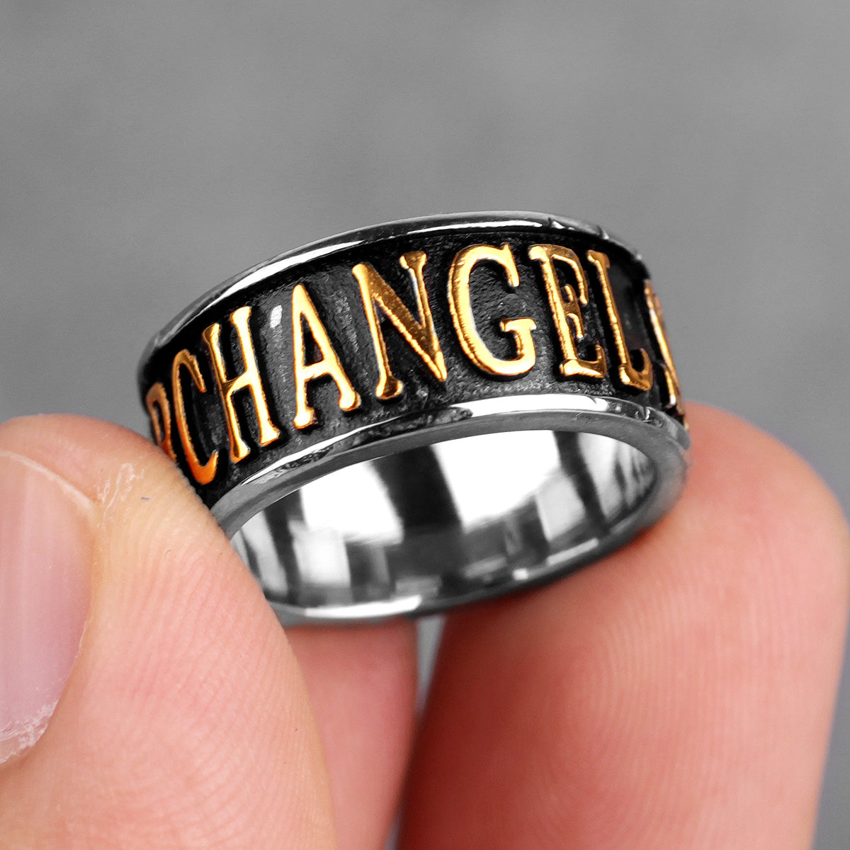 Rings Of Protection | 316L No Fade Stainless Steel St.Michael Archangel Rings