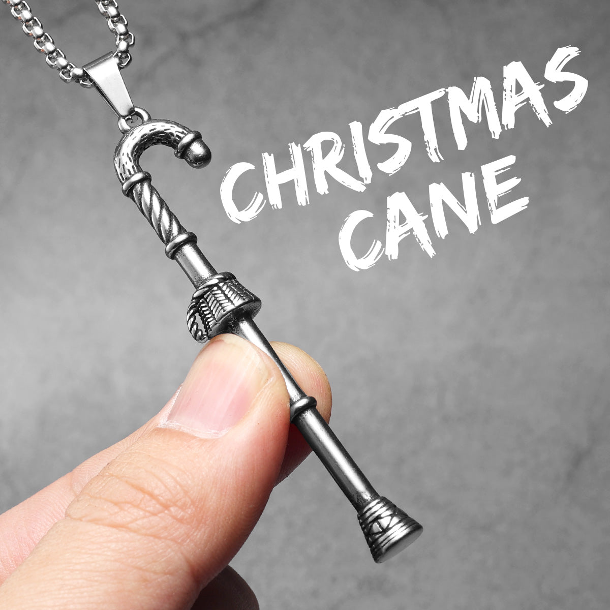 Ho Ho Ho | 316L Solid Stainless Steel Santa Claus Holiday Stylish Fashion Pendants
