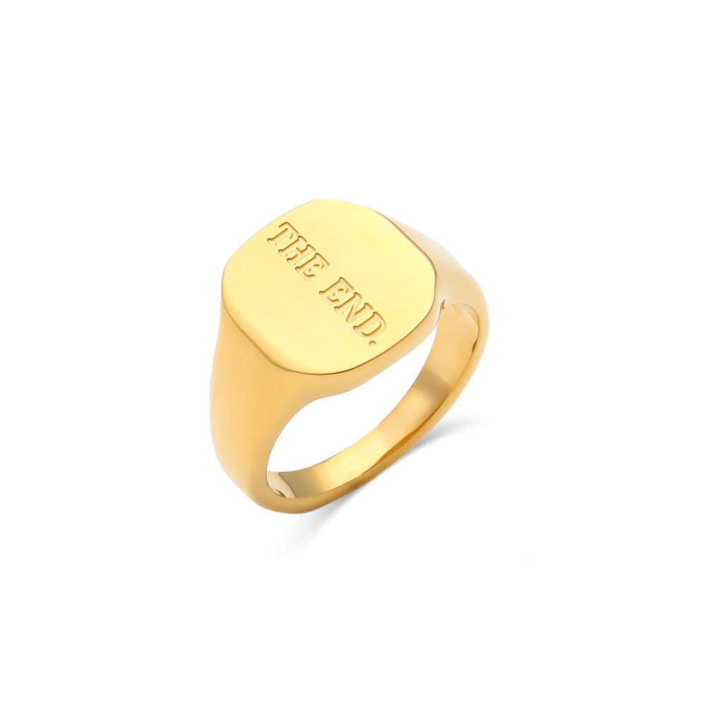 Believe In You | No Fade 18k Gold Over Stainless Steel Motivational Engraved Rings