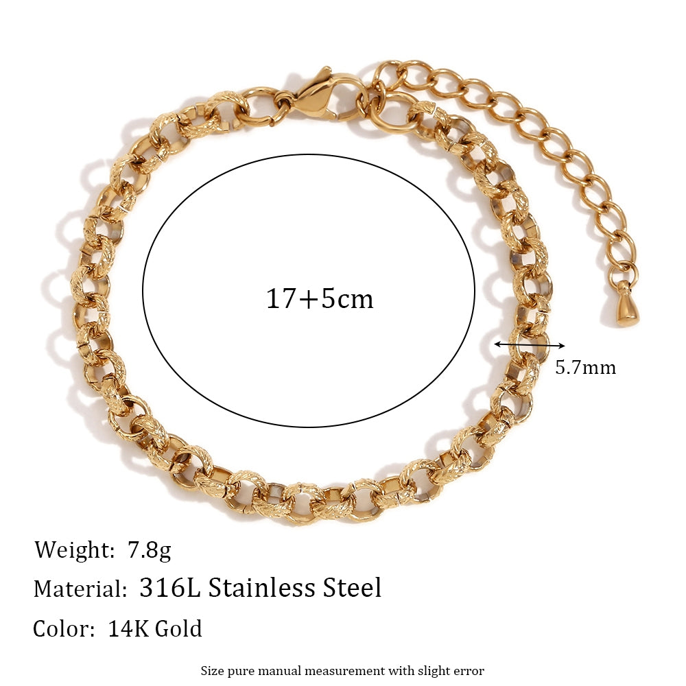 14k Gold Stainless Steel Waterproof 4/6/8/10mm Multi Size Stainless Steel Bow Tie Necklace