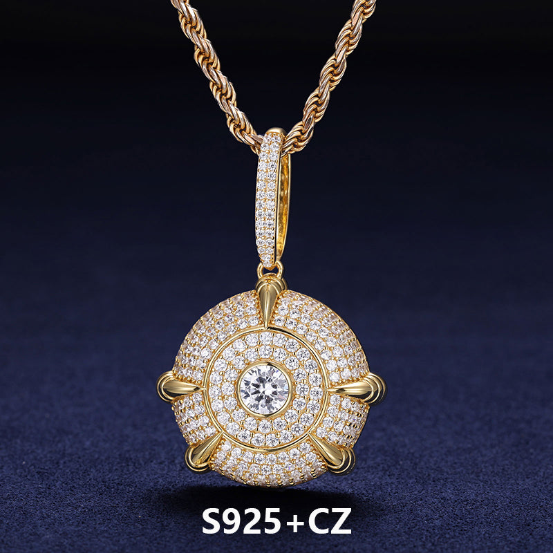 VVS Dragon Claw | Iced Blinged Out Moissanite Diamond Devil's Eye Hip Hop Pendant