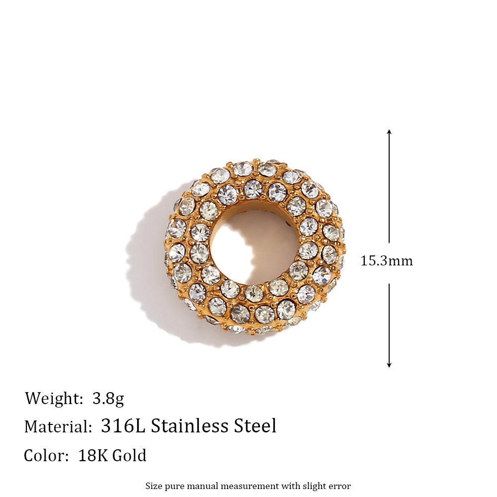 18k Gold Stainless Steel Tarnish Free Cross Bow Freshwater Pearl DIY Necklace Bracelets