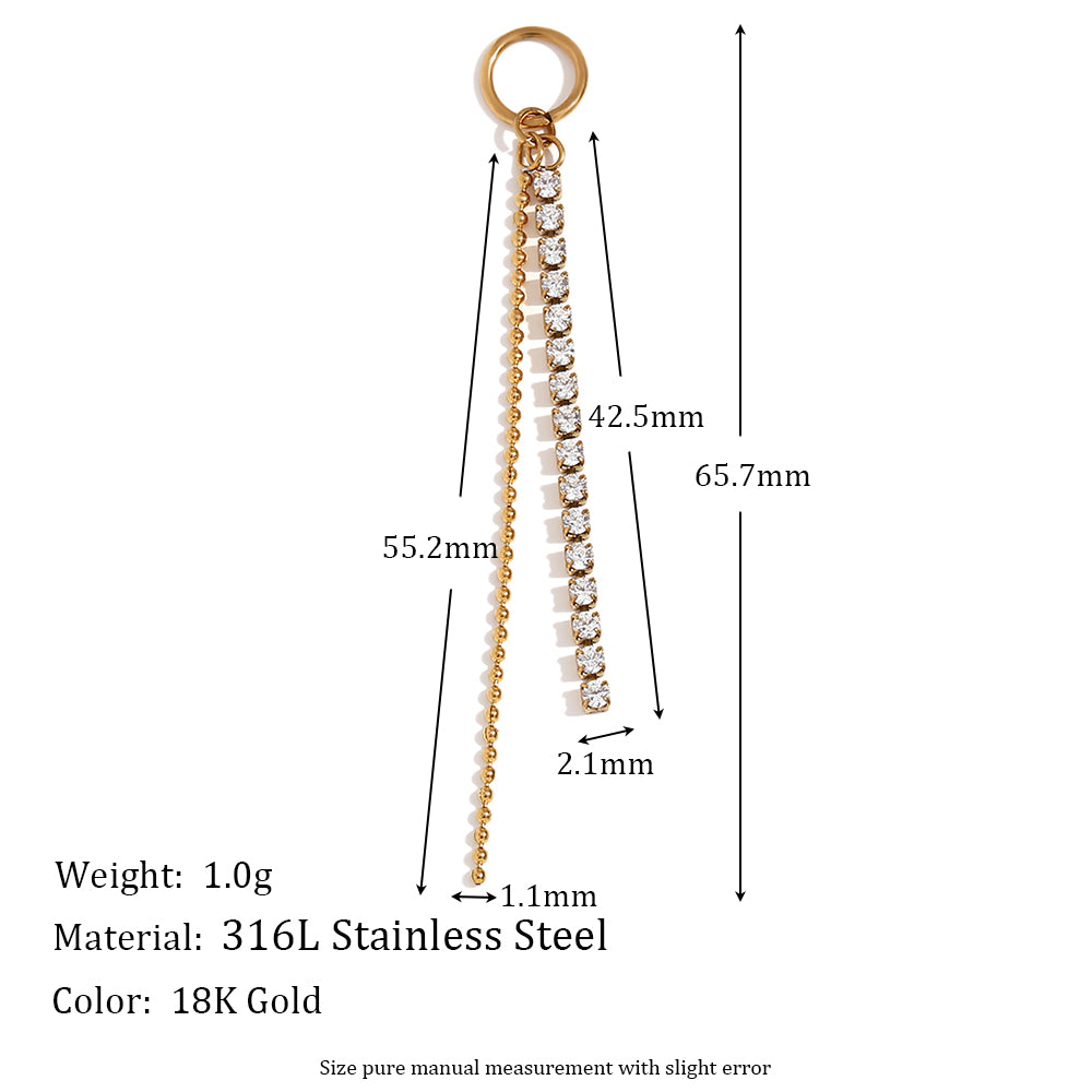 18k Gold Stainless Steel Tarnish Free Cross Bow Freshwater Pearl DIY Necklace Bracelets