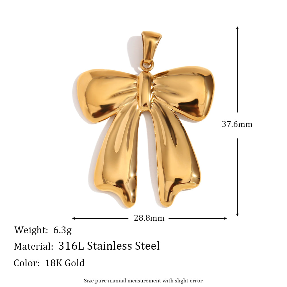 18k Gold Stainless Steel Tarnish Free Cross Bow Freshwater Pearl DIY Necklace Bracelets