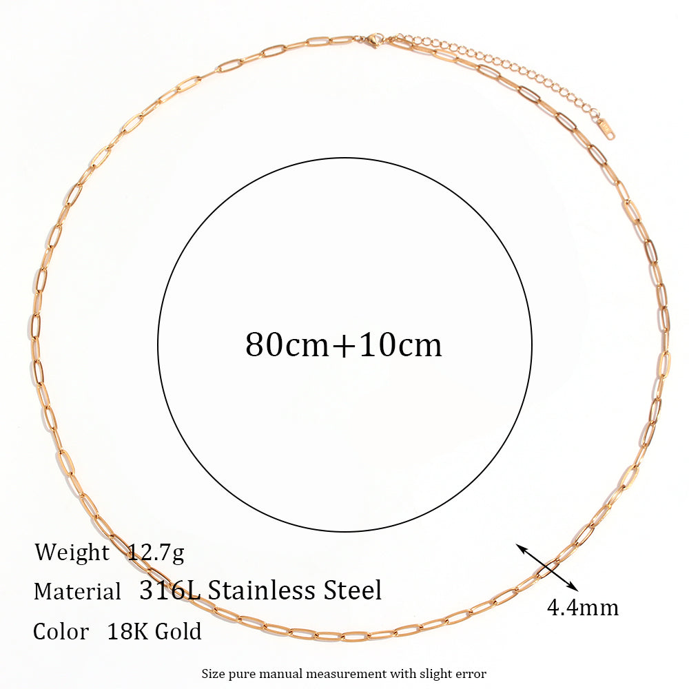 Street Style Summer Beach 18k Gold Waterproof Belly Body Waist Chain