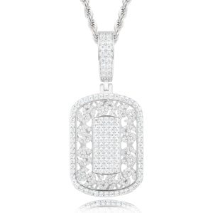 Dem Diamond Boys | Solid Silver Moissanite Diamond Dollar Sign Tag Hip Hop Pendants