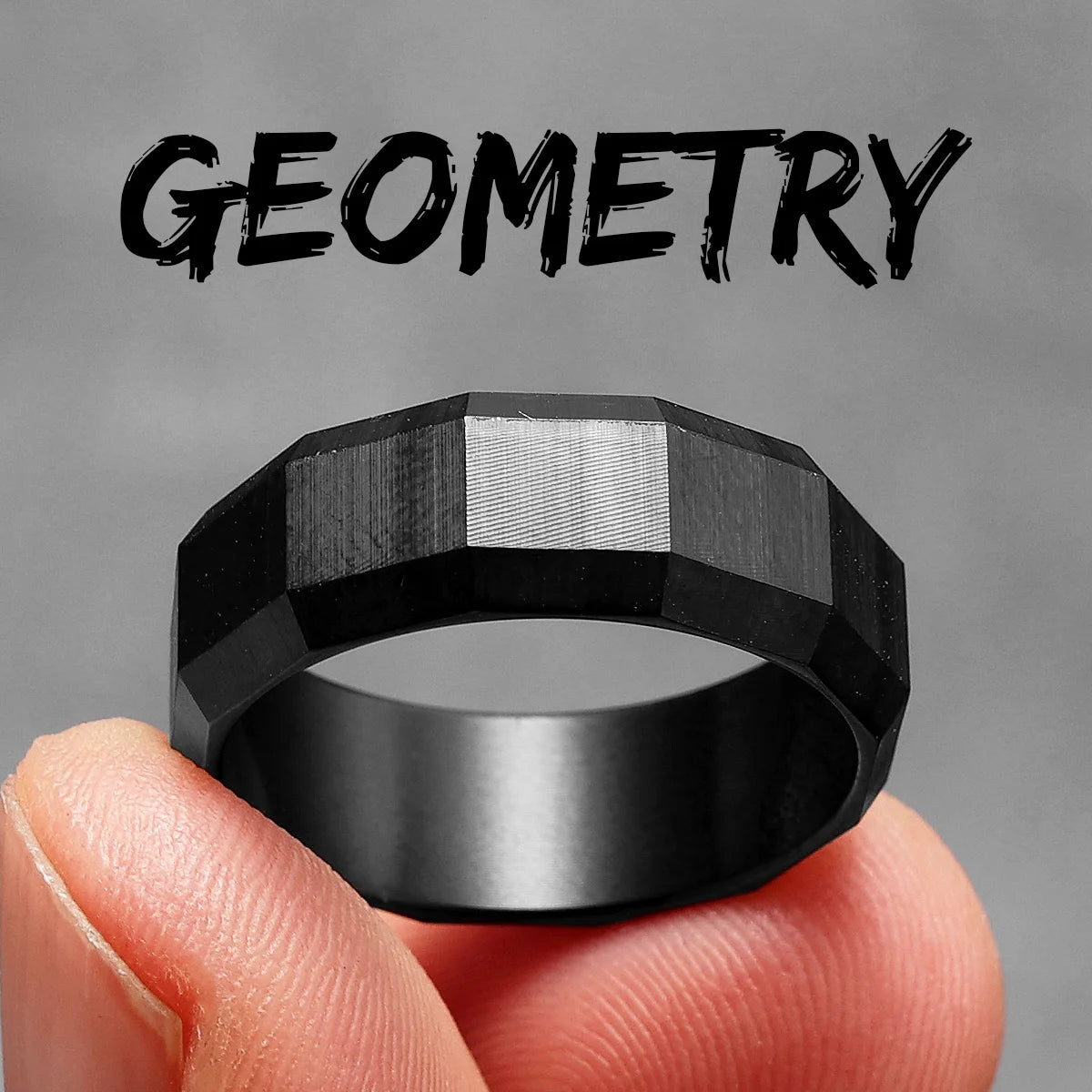 Geometric | 316L No Fade Stainless Steel Rotating Lug Nut Rings
