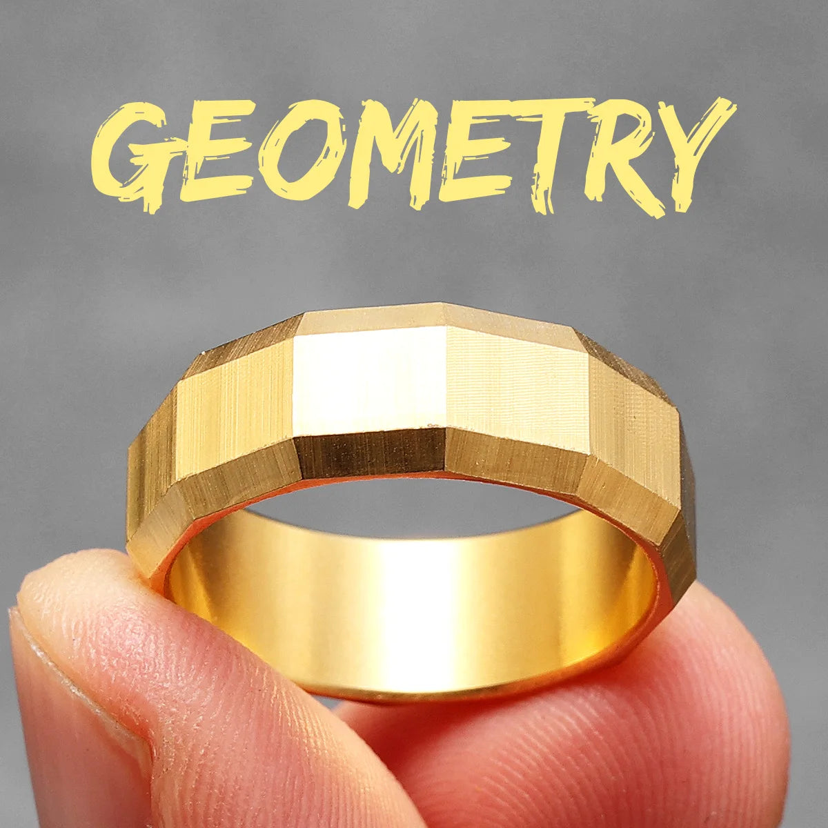 Geometric | 316L No Fade Stainless Steel Rotating Lug Nut Rings