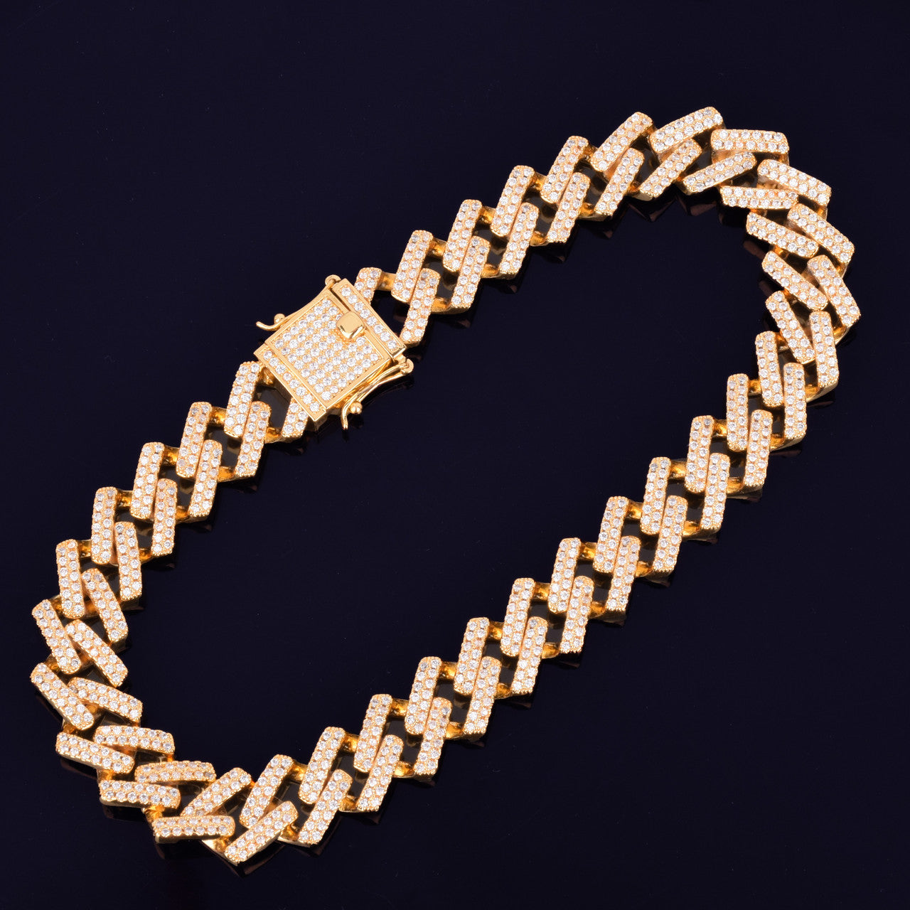 24k Gold Designer Cuban Link Necklace Chain