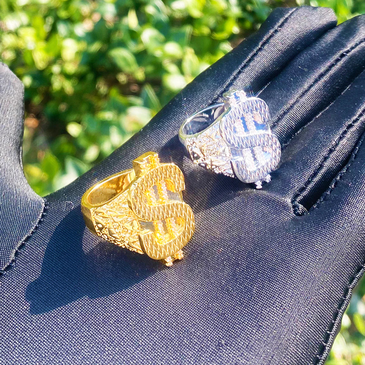 Boss Dollars | 5AA+ Luxury VVS Diamond CZ Hip Hop Dollar Sign Rings