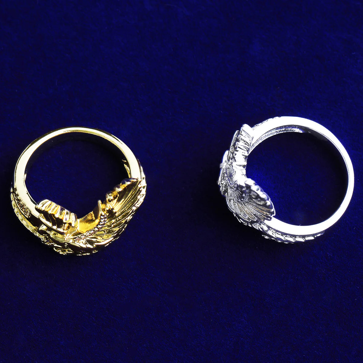 High Life | Luxury Iced Blinged Out Soaring Eagle VVS Diamond Hip Hop Rings