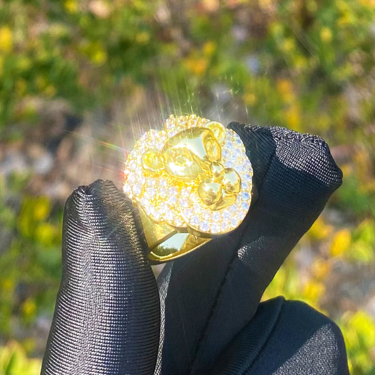 Retro Lion Heart | VVS Diamond CZ Luxury 5AA+ Iced Blinged Out Lion Mane Rings