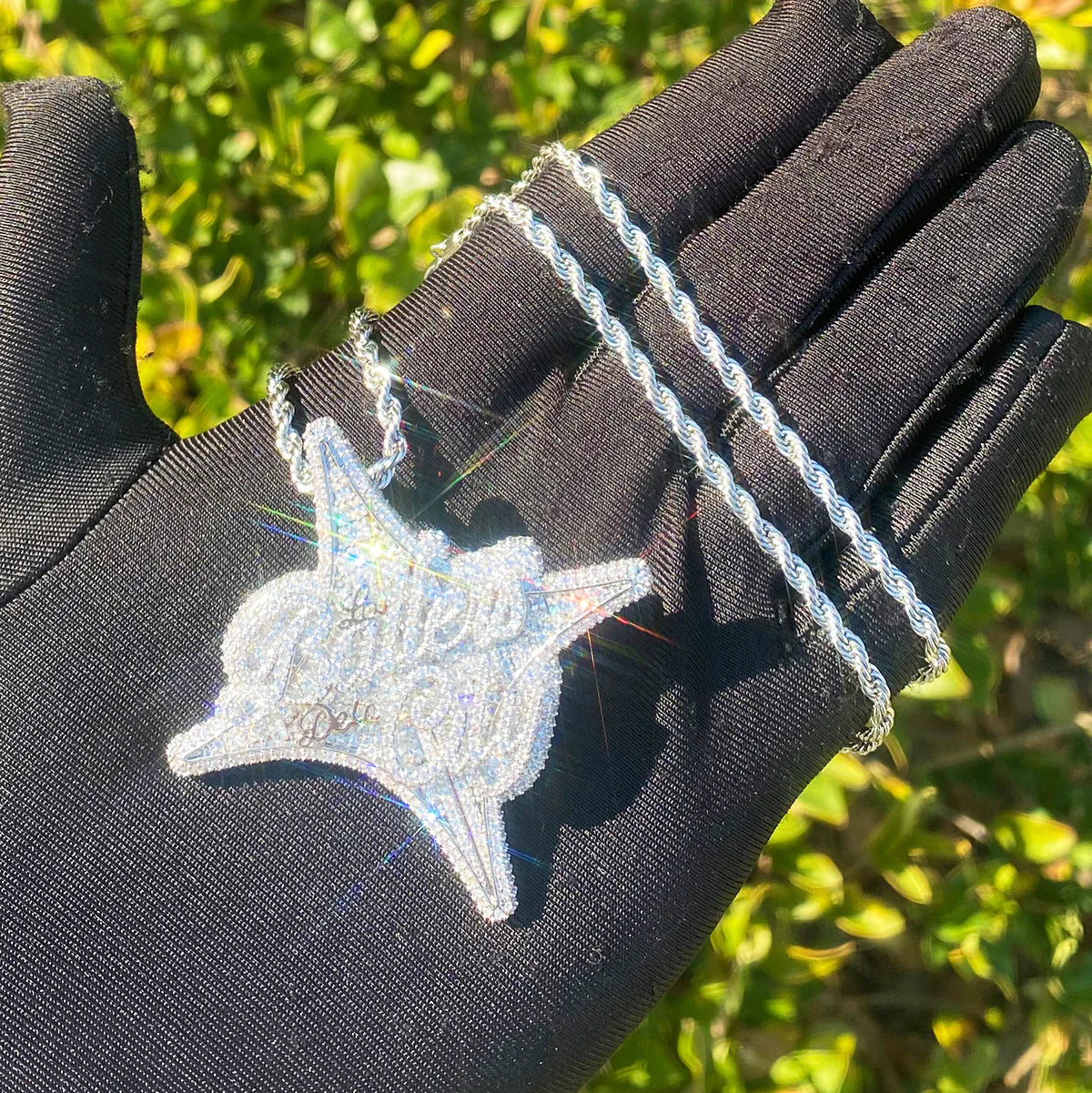 Ballers De La City | Inspired Hip Hop VVS Diamond CZ Blinged Out Pendant
