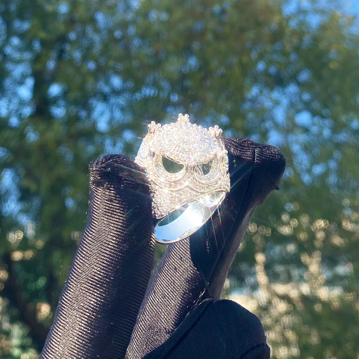 Domain of Kings | Kings Crown Iced Blinged Out VVS Diamond CZ Luxury Hip Hop Ring