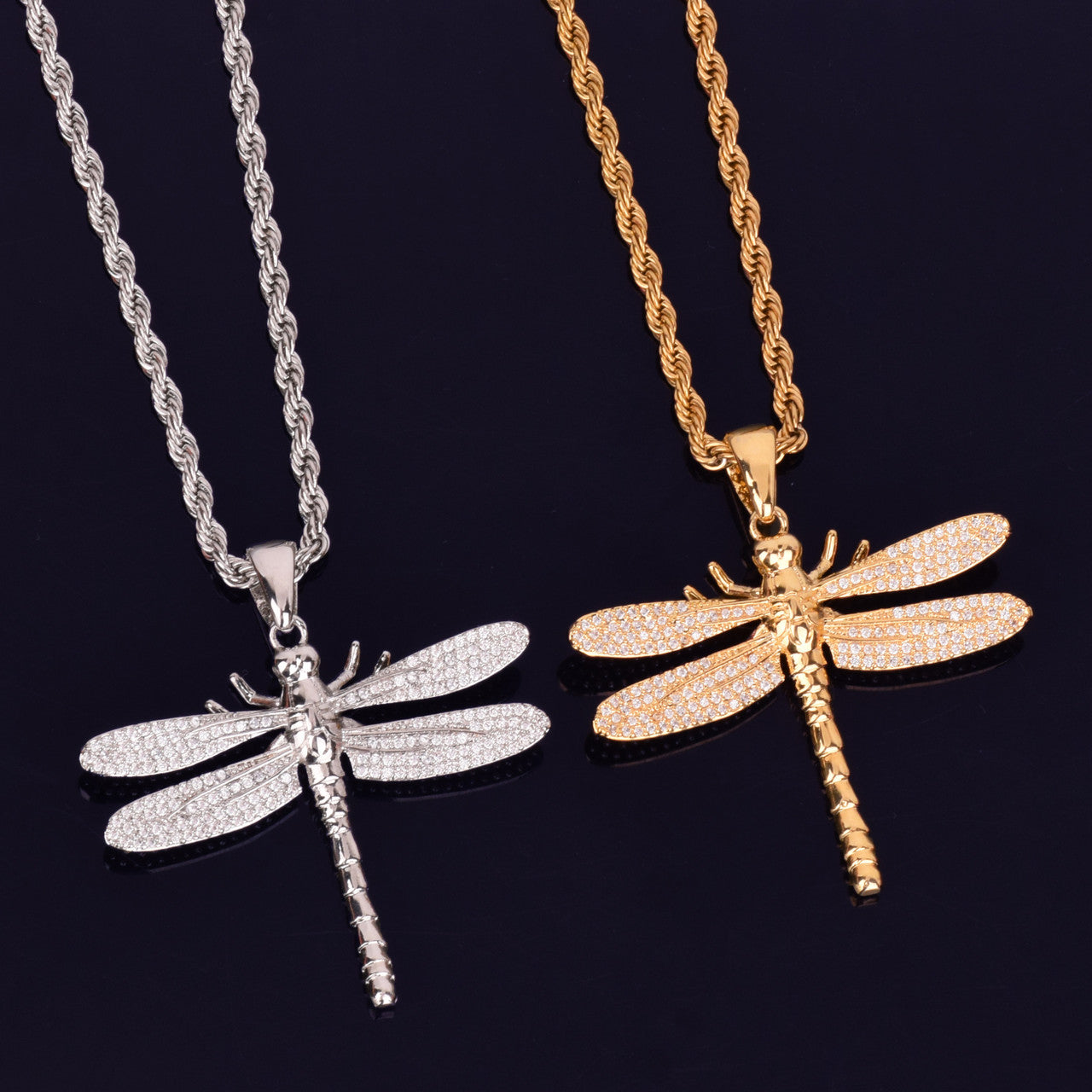 Dragon Fly Hip Hop Chain