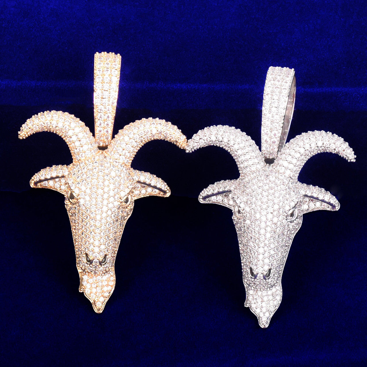 The Baphomet | Iced VVS Diamond Bling Goat Head Street Rock Pendant