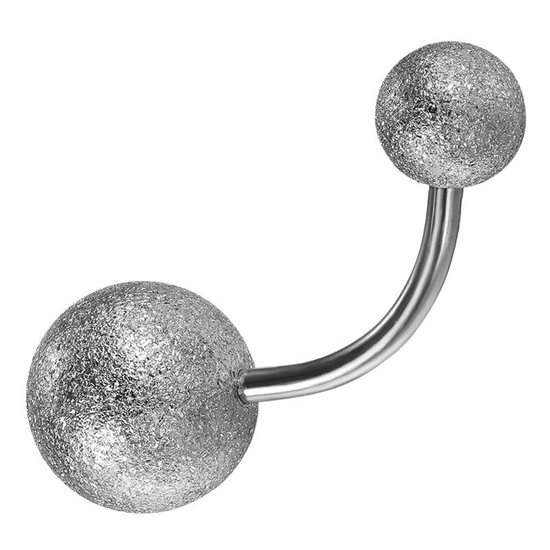 Gold Silver Black No Fade Stainless Steel Belly Button Navel Rings