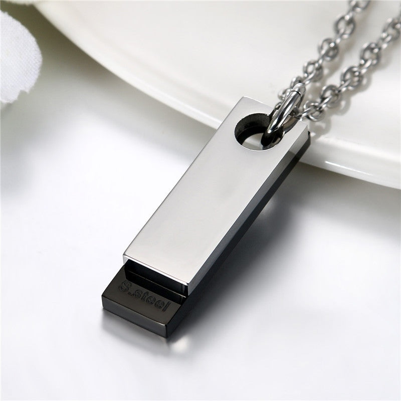 New Fashion Casual Style Geo Shape Contemporary Street Wear Pendant Chain Necklace