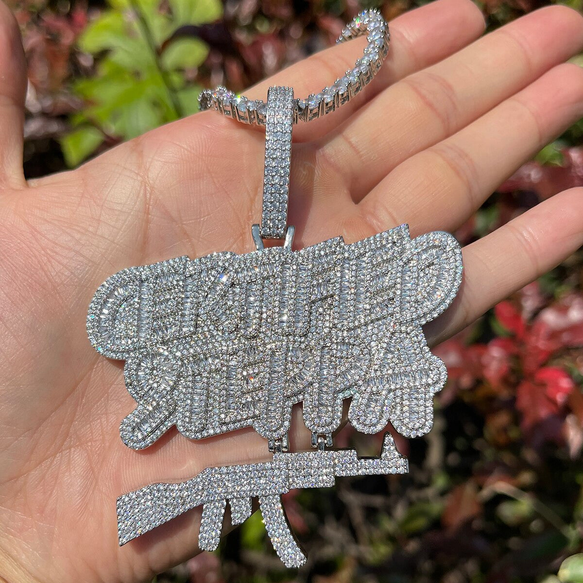 Certified Steppa | Iced Blinged Out Choppa Style Hip Hop VVS Diamond CZ Chain