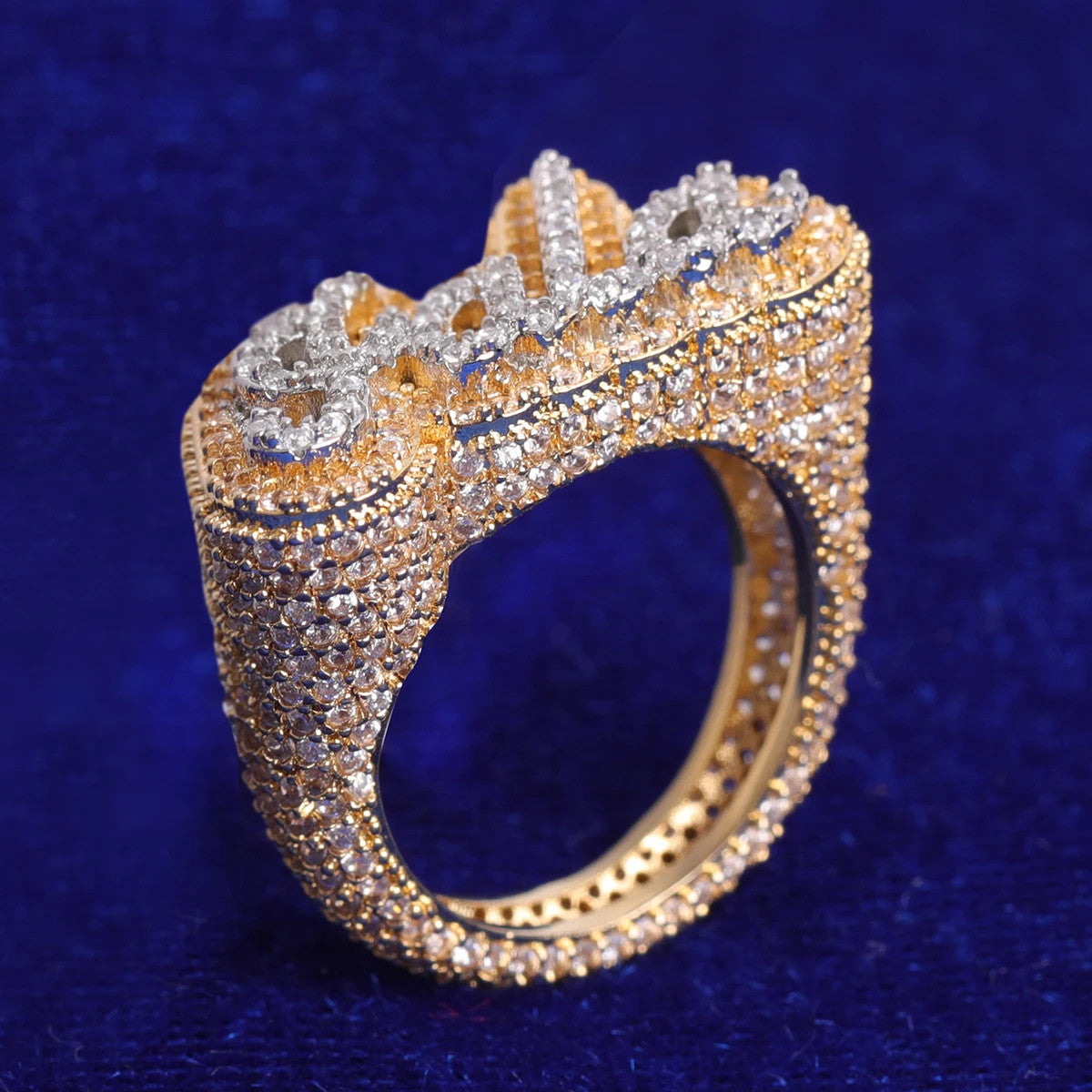Kiss The Ring | Custom Made Iced Blinged Out VVS Diamond CZ Hip Hop Rings