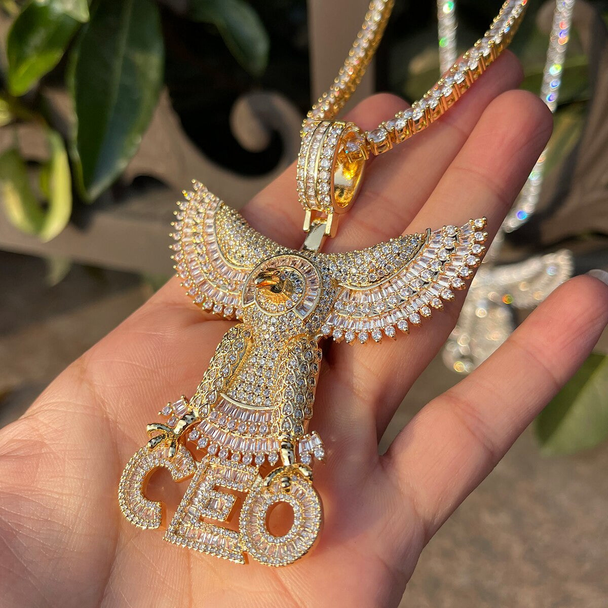 Elevate | Flying High Above It Ceo Soaring Eagle Hip Hop Chain Pendant