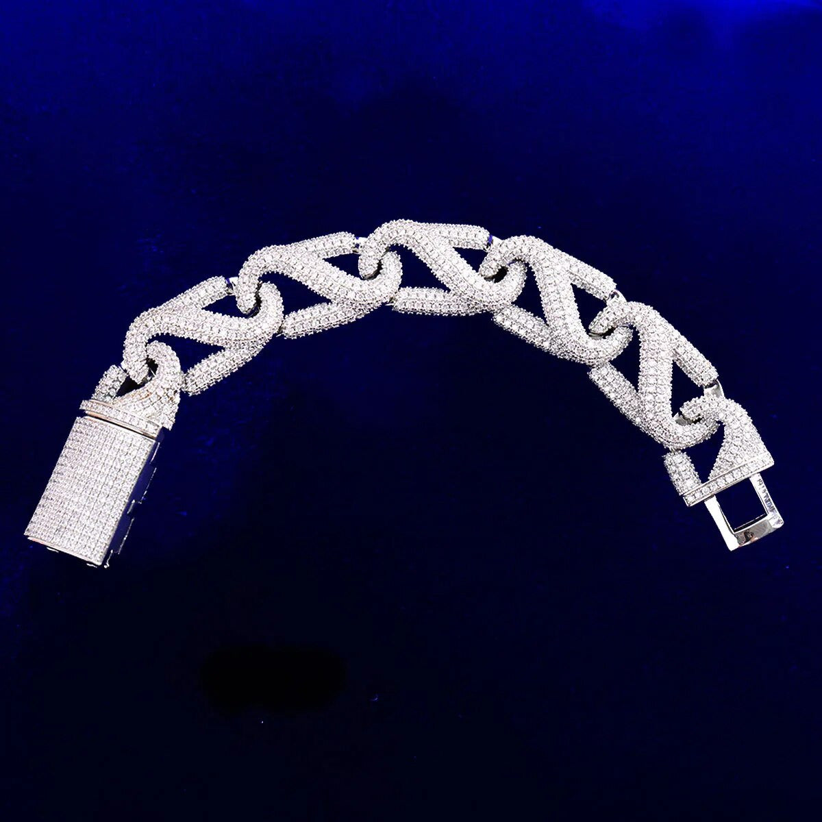 Mens 20mm Kings Ransom Pharaoh Designer Cuban Link Hip Hop Bracelets