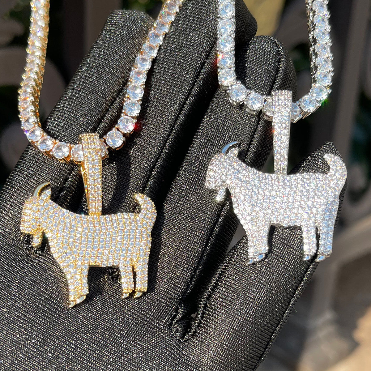 I Am The Goat | Mens Hip Hop VVS Diamond CZ Stone Hip Hop Pendant Chain