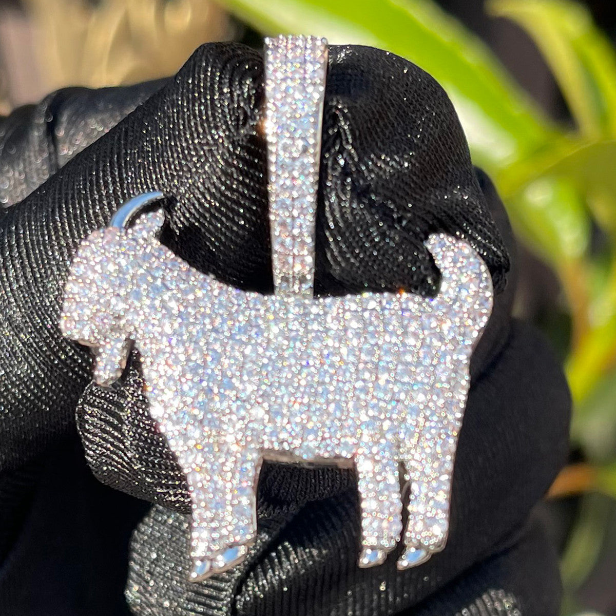 I Am The Goat | Mens Hip Hop VVS Diamond CZ Stone Hip Hop Pendant Chain