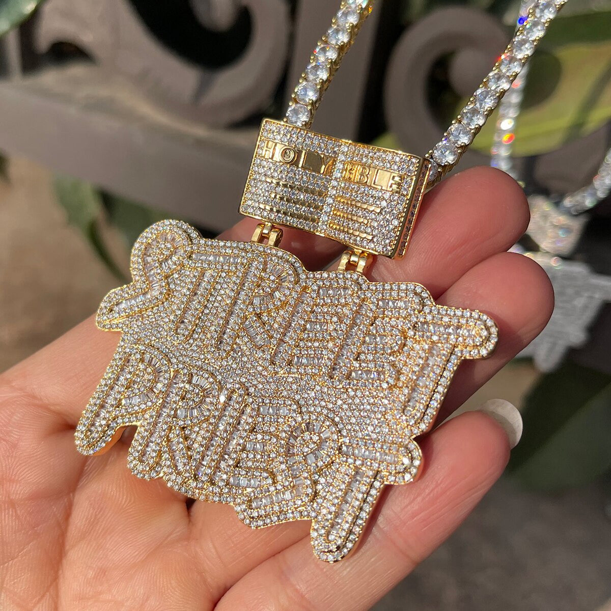 Street Priest | VVS Diamond CZ Iced Hip Hop Street Wear Blinged Out Pendant