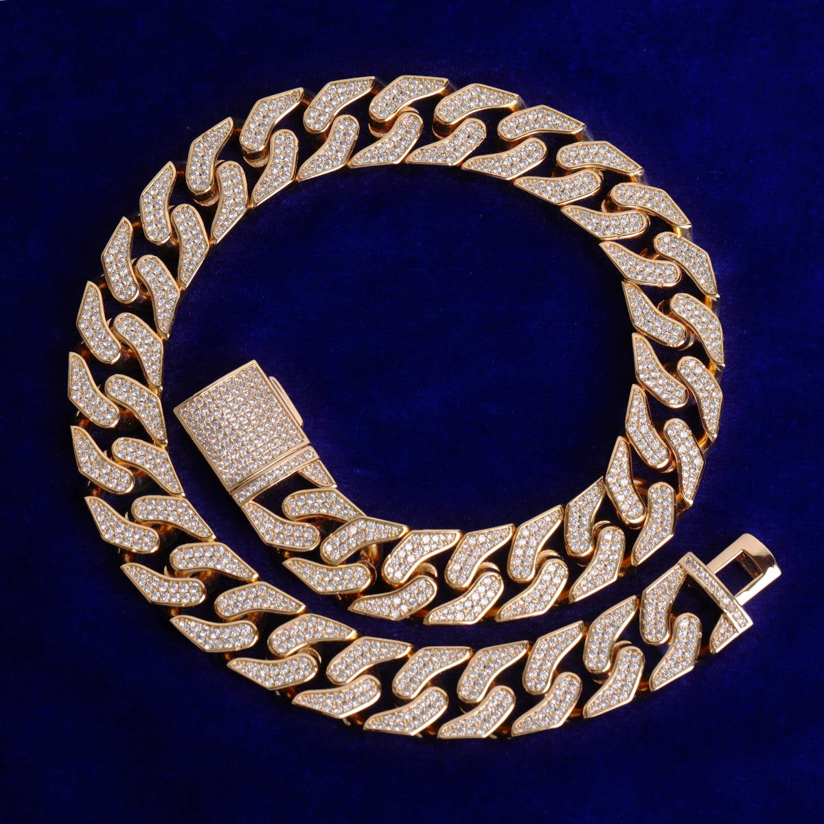 Designers Edge | 20mm Designer Cut Hip Hop Gold Silver Rose Cuban Link Chain