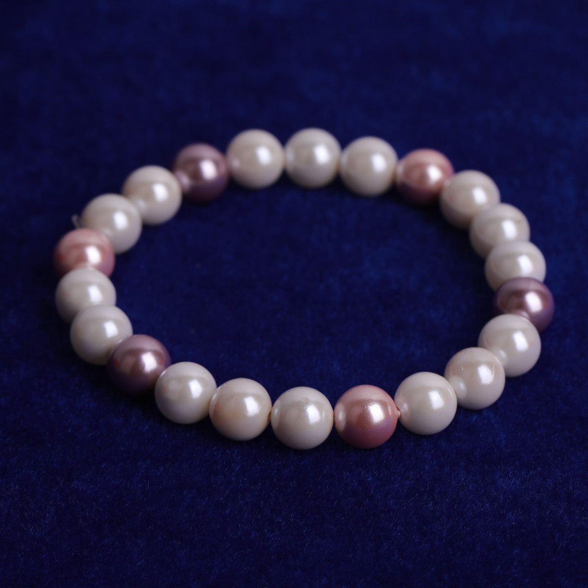 White Pink Casual High Fashion Adjustable Pearl Bracelets