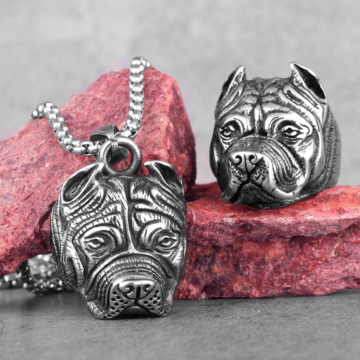 Loyal Big Dog In Me No Fade Stainless Steel Hip Hop Chain Necklaces