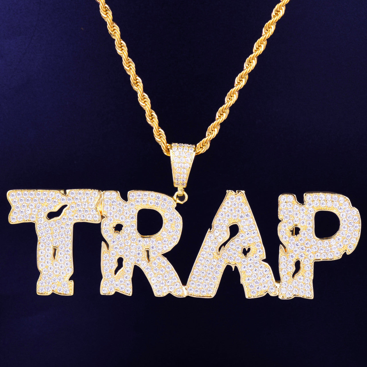 Hollow Coin | Custom Made 5AAAAA VVS Diamond Nameplate Hip Hop Pendant