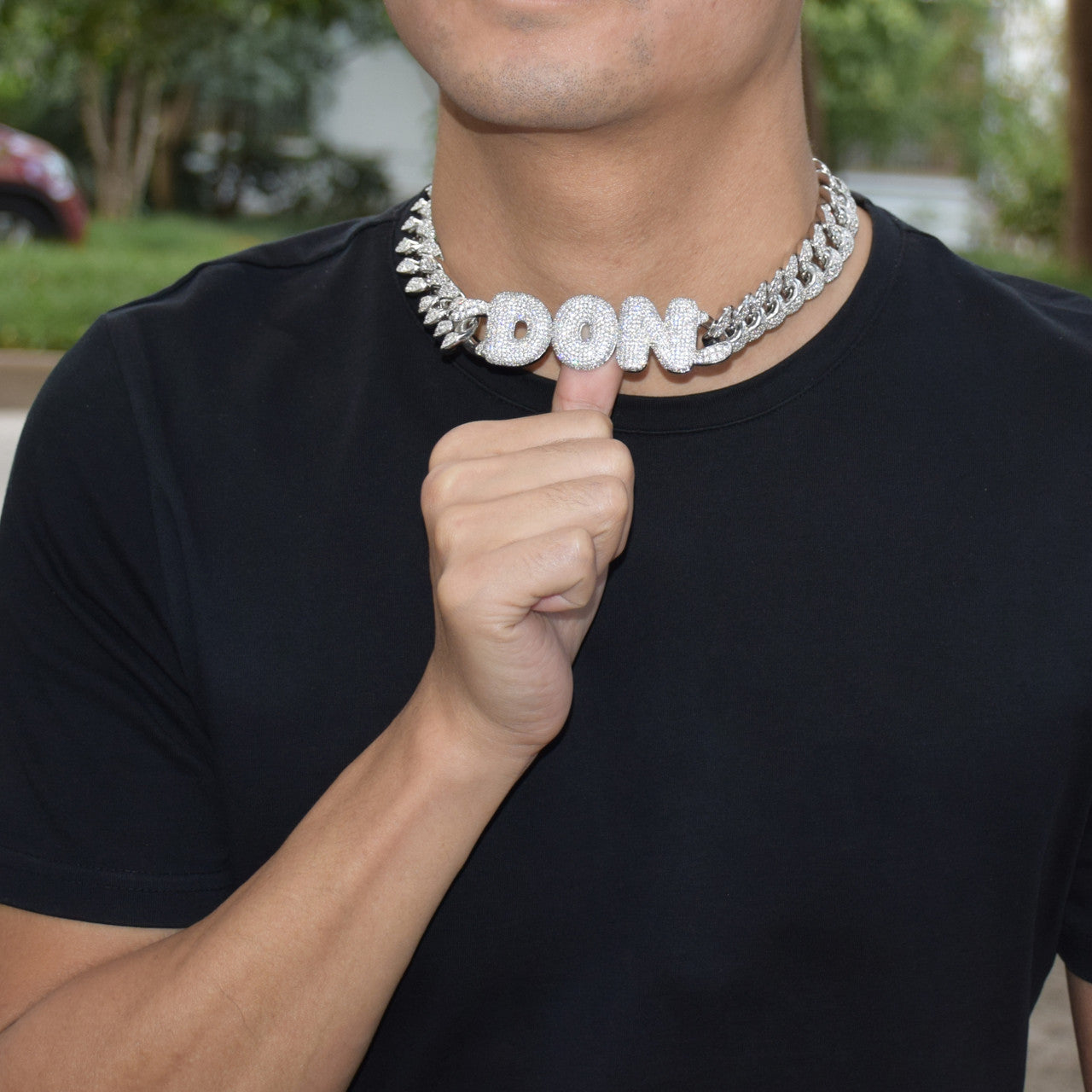 Diamond Dynasty | Custom Made VVS Stone 20MM Cuban Link Street Rock Pendant