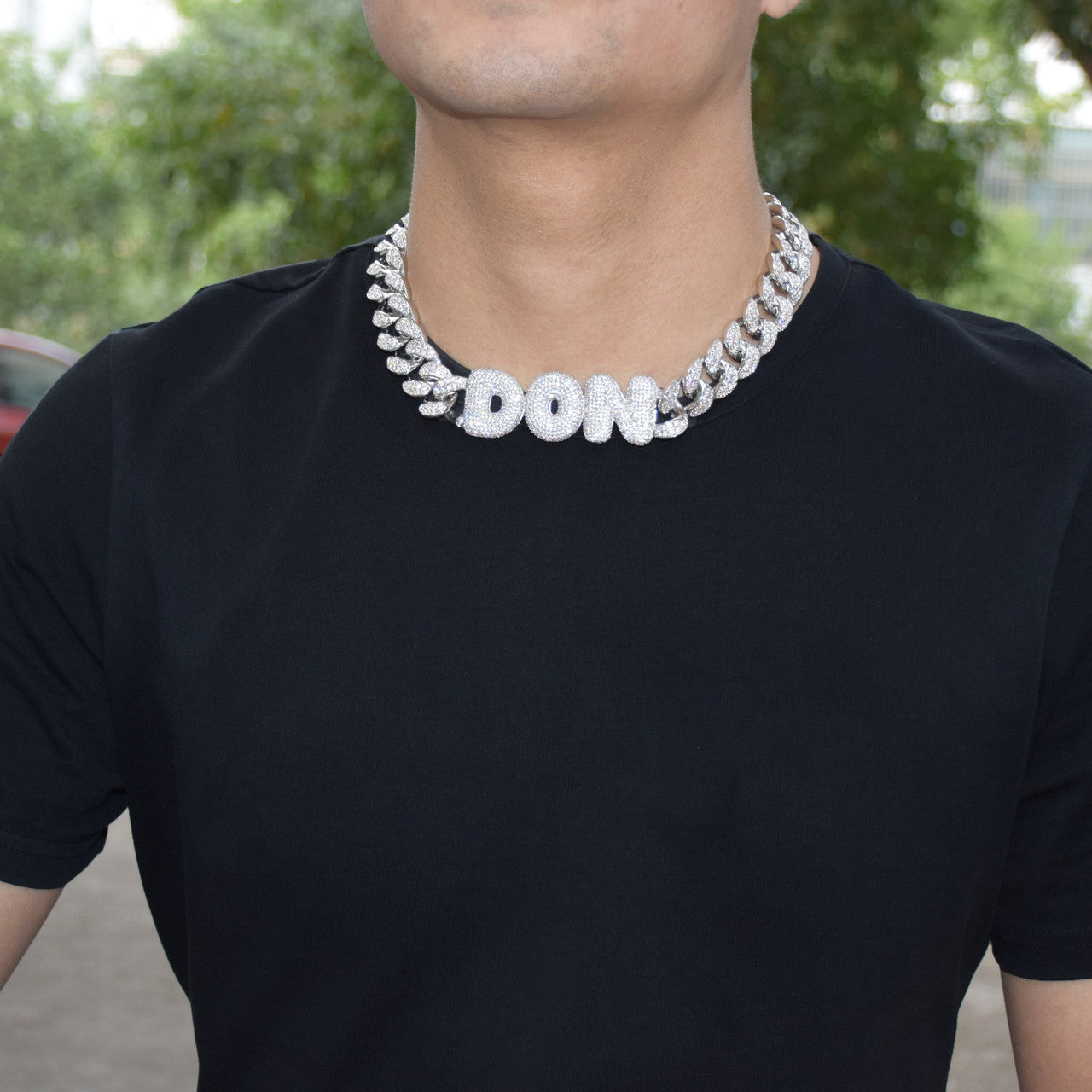 Diamond Dynasty | Custom Made VVS Stone 20MM Cuban Link Street Rock Pendant