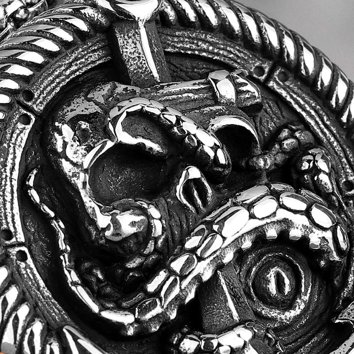 Mens No Fade Octopus Pirate Anchor Stainless Steep Unique Pendant Chain Necklace