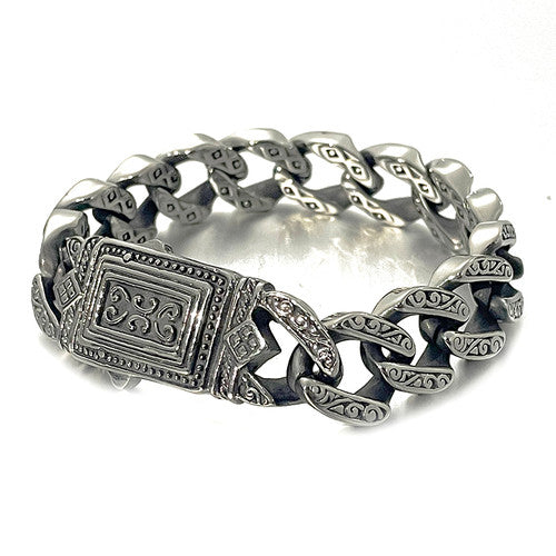 Fearless Guardian | Mens No Fade Stainless Steel Street Rock Totem Bracelet