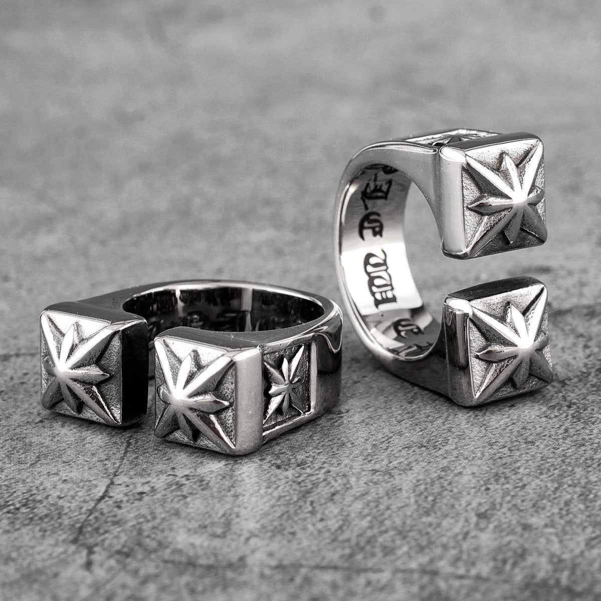 Polaris | Vintage Retro Unique Style 316L No Fade Stainless Steel Streetwear Celestial Ring