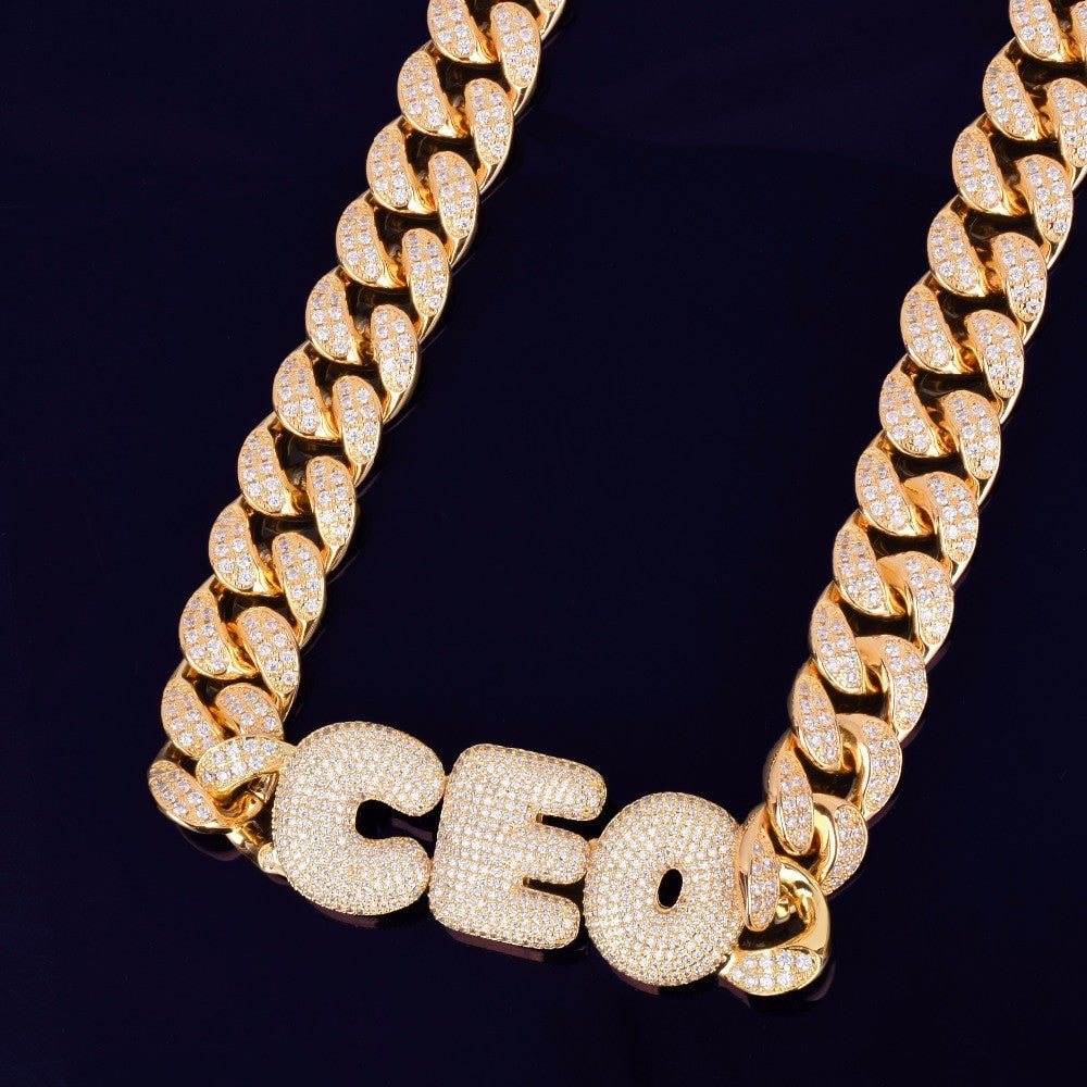 Diamond Dynasty | Custom Made VVS Stone 20MM Cuban Link Street Rock Pendant