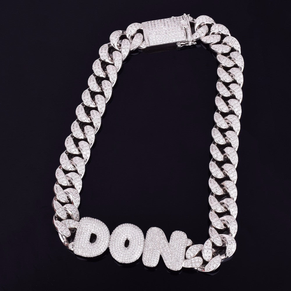 Diamond Dynasty | Custom Made VVS Stone 20MM Cuban Link Street Rock Pendant