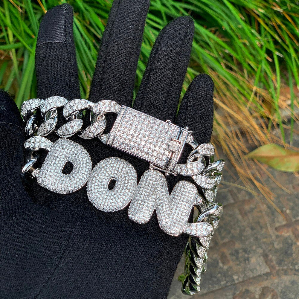 Diamond Dynasty | Custom Made VVS Stone 20MM Cuban Link Street Rock Pendant