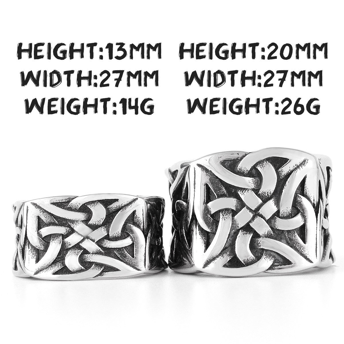 Tied Knot | 316L No Fade Stainless Steel Lovers Couple Unique Love Rings