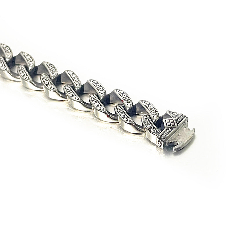 Fearless Guardian | Mens No Fade Stainless Steel Street Rock Totem Bracelet