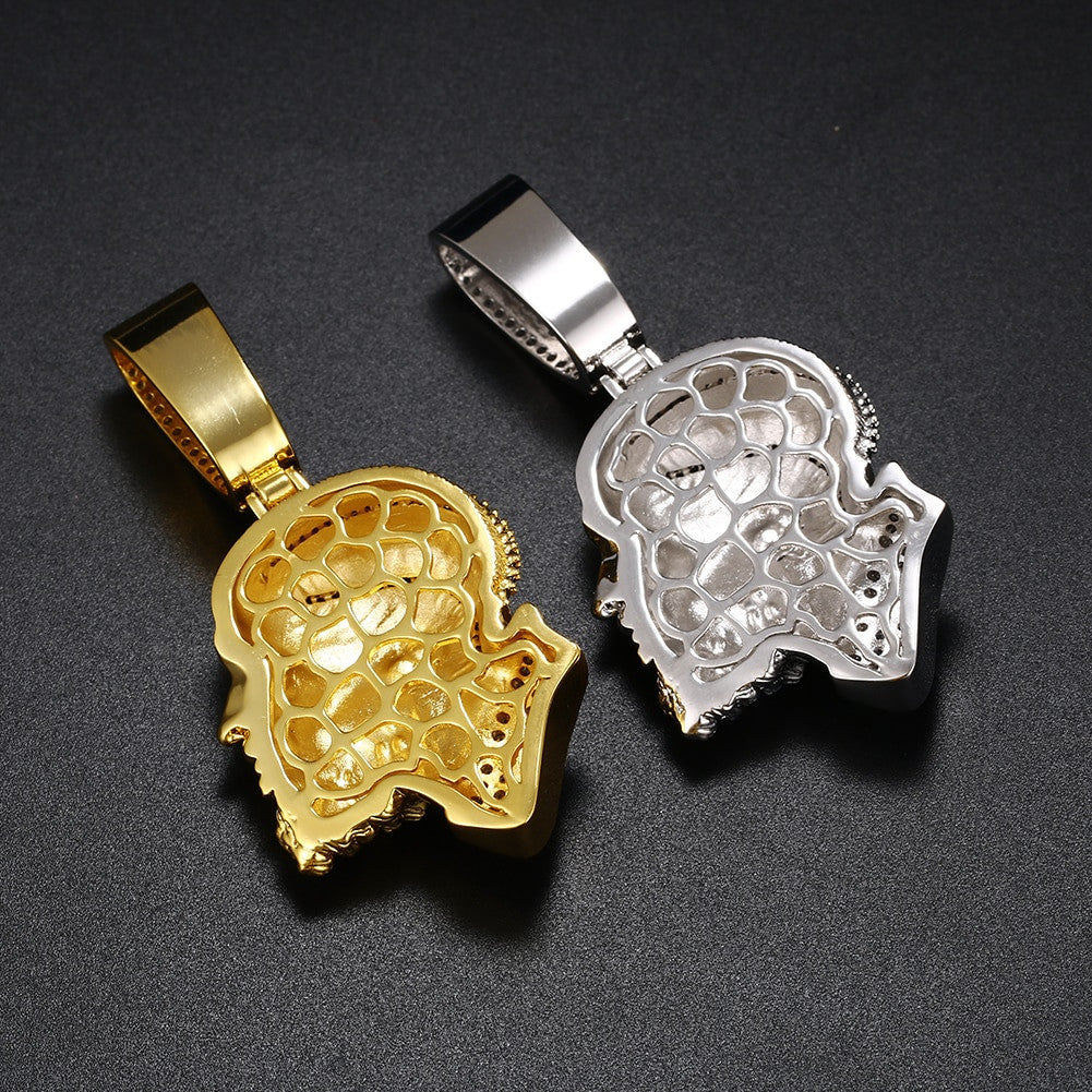 The Immortal | Nipsey Hustle Hip Hop 14k Gold .925 Silver Bling Iced Pendant Chain Necklace