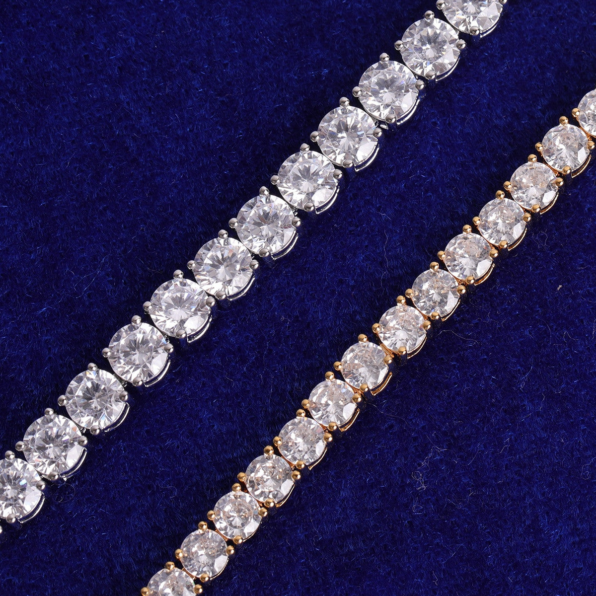 Still Water | VVS Diamond CZ Spring Clasp 3mm-6mm Bling Tennis Chain Bracelet