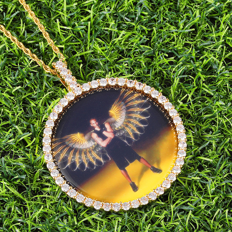 Be Legendary | Custom Made VVS Diamond CZ 4 Prong Set Hip Hop Picture Pendant